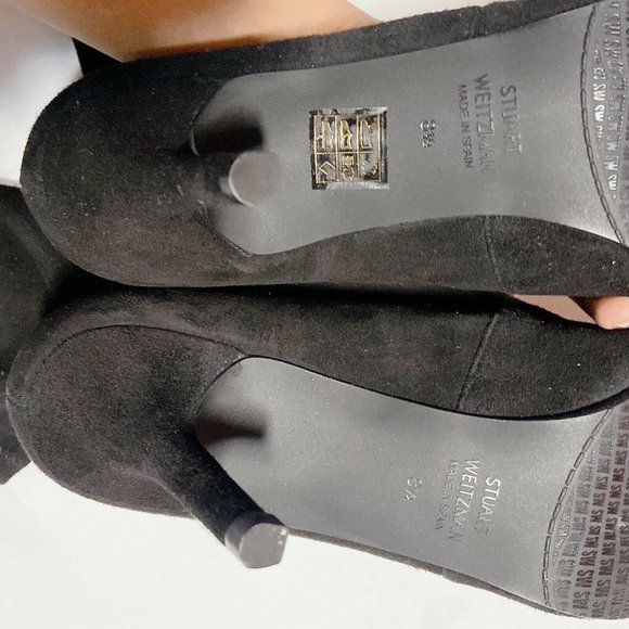 Stuart Weitzman Black Ankle Boots - Picture 8 of 9